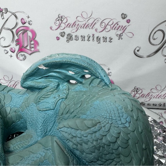 Windstone editions hollywood California Blue Dragon Figurine realistic heavy - Picture 10 of 10